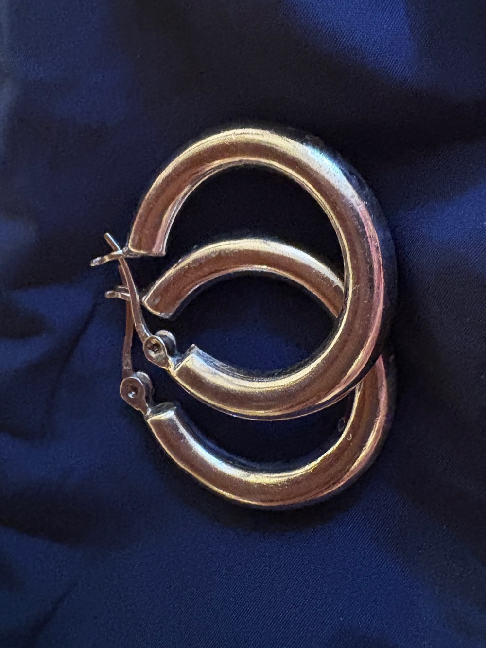 Classic Silver Hoop Earrings - Silver Round Hoops